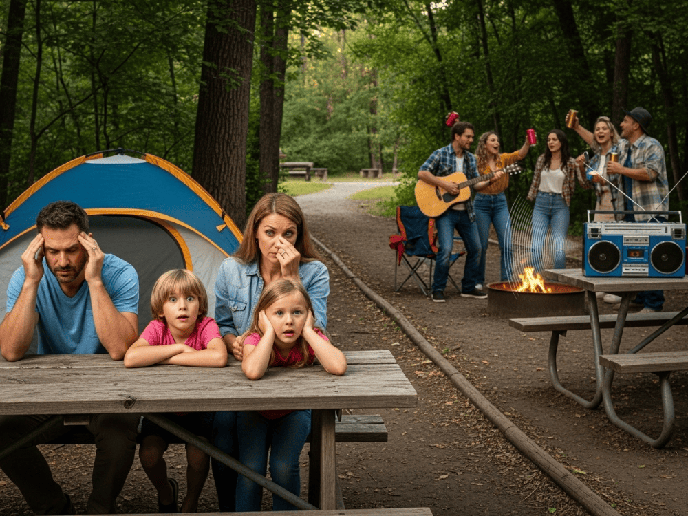 キャンプ場マナーの画像