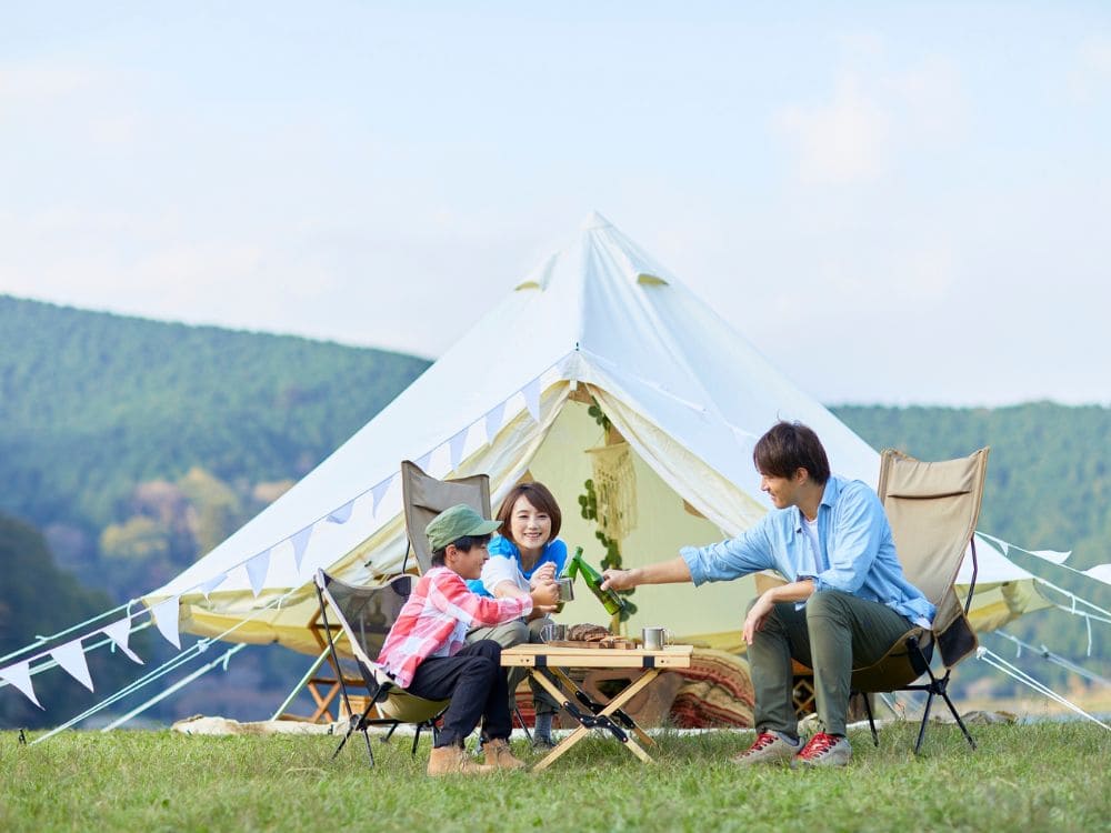 キャンプを楽しむ画像